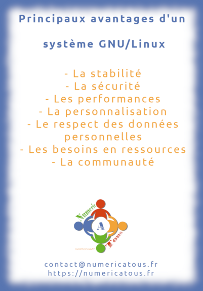 Avantages d'un système Linux.